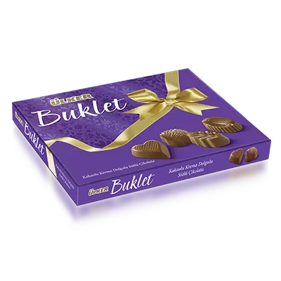 ÜLKER BUKLET WHITE and MILK CHOCOLATE WITH HAZELNUT CREAM FILLING 